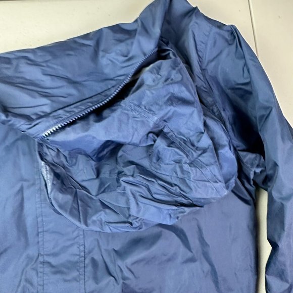 Gap Full Zip Windbreaker Jacket Navy Blue Size XL Rain Jacket‎ - Picture 6 of 11